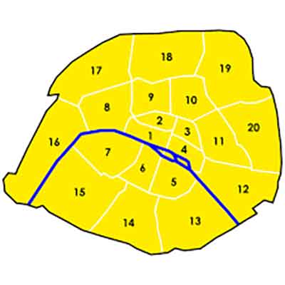 Paris Districts 